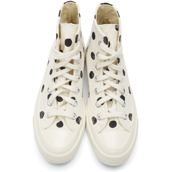 polka dot heart converse