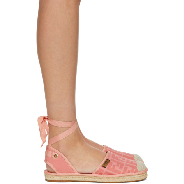 pink flat espadrilles