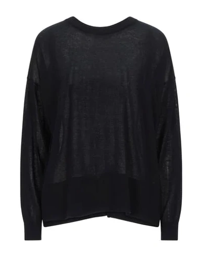 Shop Liviana Conti Sweaters In Dark Blue