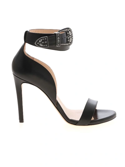 Shop Pinko Curcuma Sandals In Black