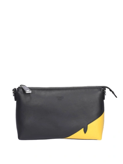 Shop Fendi Monster Shoulder Bag In Black