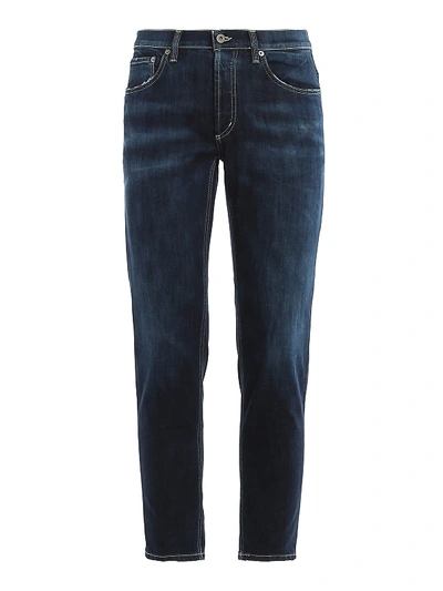 Shop Dondup Brighton Denim Jeans In Dark Wash