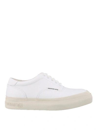 Shop Alexander Wang Andy Sneakers In White