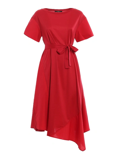 Shop Weekend Max Mara Palazzi Dress In Red