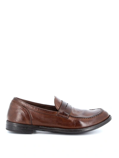 Shop Officine Creative Arc509 Ignis Loafers In Brown