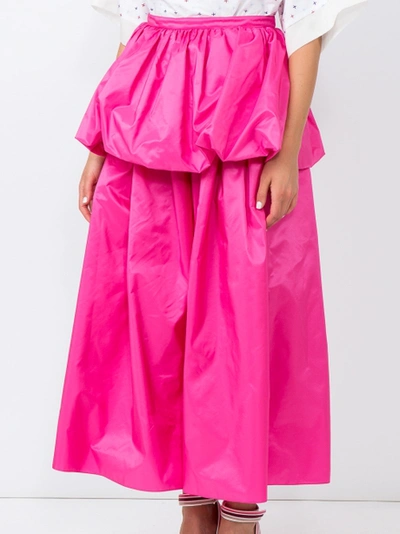 Shop Stellamccartney Satin Skirt Pink