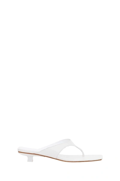 Shop By Far Jack Thong Sandals In White