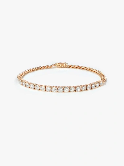 Shop Anita Ko 18k Rose Gold Cuban Link Diamond Bracelet