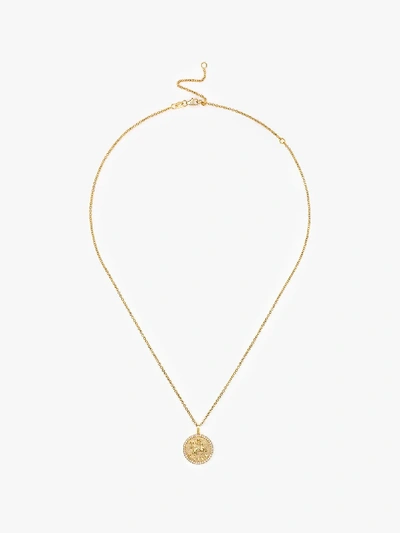 Shop Anita Ko 18k Yellow Gold Aries Pendant Diamond Necklace