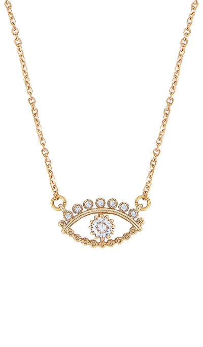 Shop Ettika Evil Eye Necklace In Gold