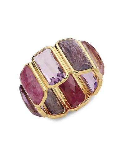 Shop Ippolita Rock Candy&reg; 18k Yellow Gold Multi-stone Ring