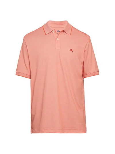 Shop Tommy Bahama Playa To Win Polo In Fusion Orange