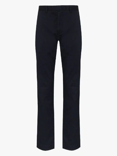 Shop Polo Ralph Lauren Straight Leg Trousers - Men's - Cotton/spandex/elastane In Blue