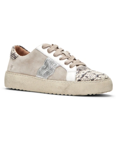 Shop Frye Women's Webster Wave Low Lace-up Sneakers Women's Shoes In Milkshake