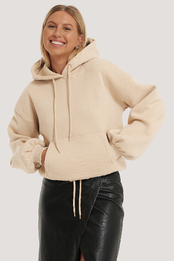 hoodie beige oversized