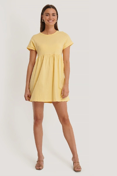 Shop Mango Gisele Dress - Yellow In Pastel Yellow