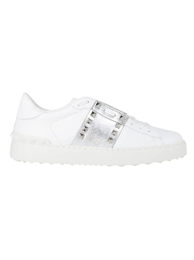 Shop Valentino Sneakers In Bianco