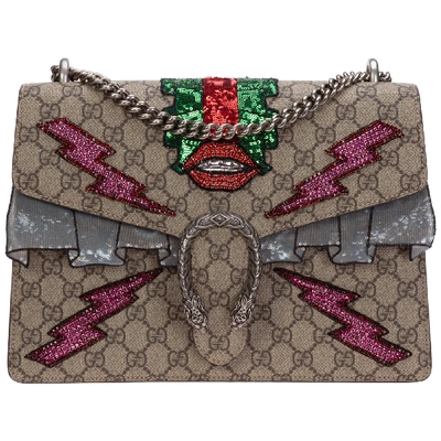 Shop Gucci Dionysus Medium Shoulder Bag In Marrone