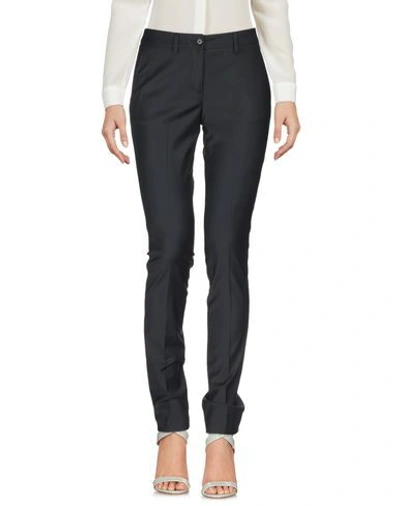 Shop Philipp Plein Woman Pants Black Size Xl Wool, Polyester, Elastane