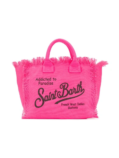 Shop Mc2 Saint Barth Colette Beach Bag In Pink