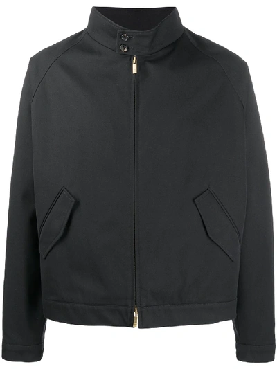 THOM BROWNE ZIP-UP LIGHTWEIGHT JACKET 