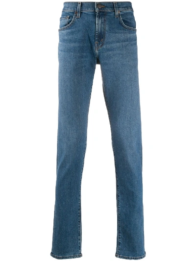 Shop J Brand Classic Slim-fit Jeans In Blue