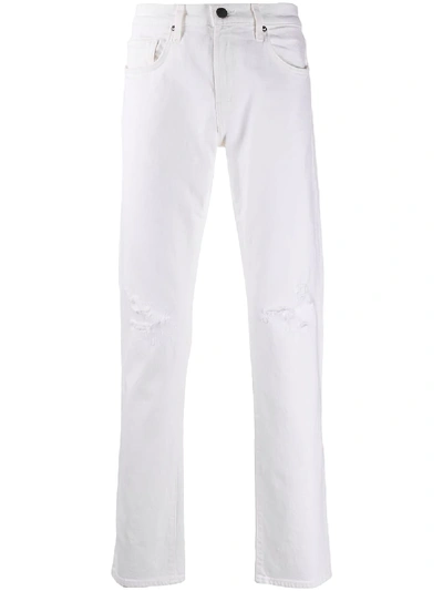 Shop J Brand Classic Slim-fit Jeans In Neutrals