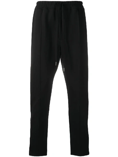 Shop Tom Ford Drawstring Tapered Track Pants In Black