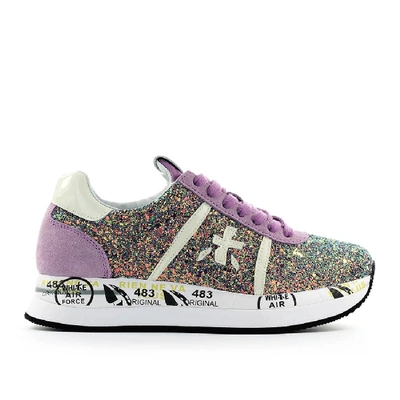 Shop Premiata 4505 Conny Sneaker In Multicolor