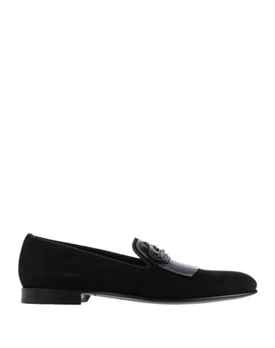 Shop Dolce & Gabbana Man Loafers Black Size 8 Soft Leather