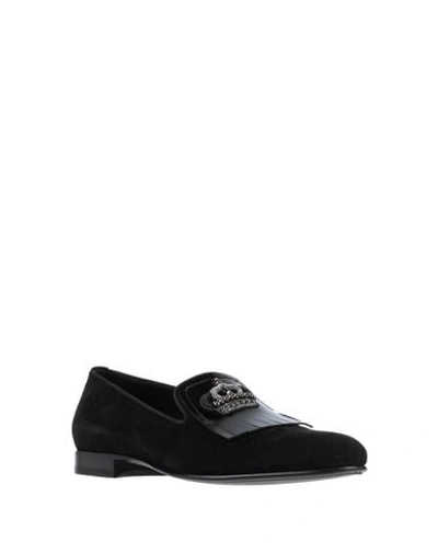 Shop Dolce & Gabbana Man Loafers Black Size 8 Soft Leather