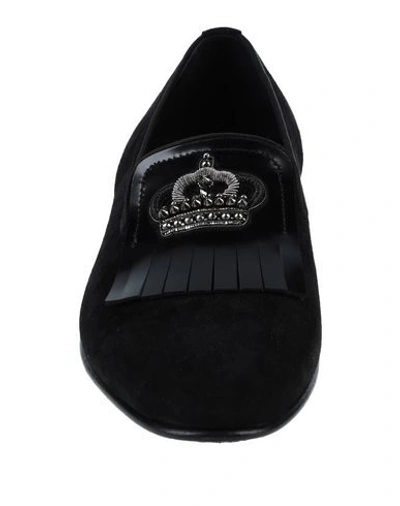Shop Dolce & Gabbana Man Loafers Black Size 9 Soft Leather