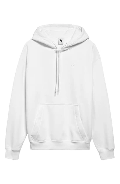 Shop Nike Hooded Sweatshirt In White
