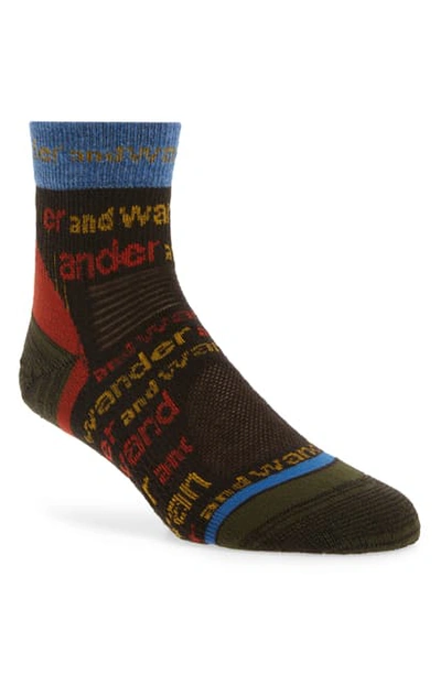Shop And Wander Wool Blend Socks In Charcoal