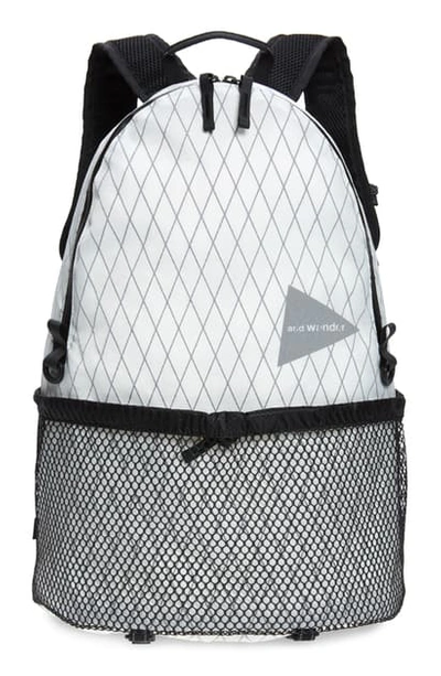 Shop And Wander X-pac(tm) 20-liter Water Resistant Backpack In Off White