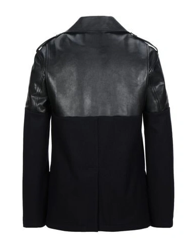 Shop Alexander Mcqueen Coat In Black