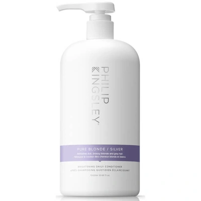 Shop Philip Kingsley Pure Silver Conditioner 1000ml (worth £88.00)