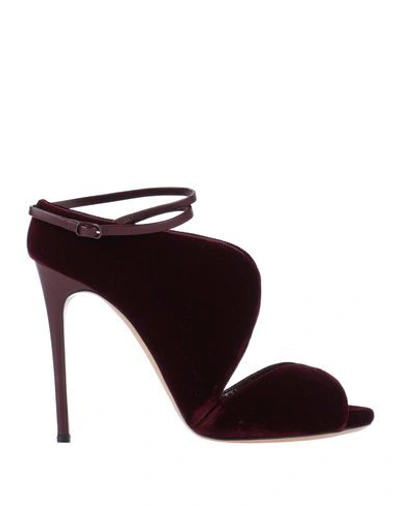 Shop Casadei Ankle Boot In Deep Purple