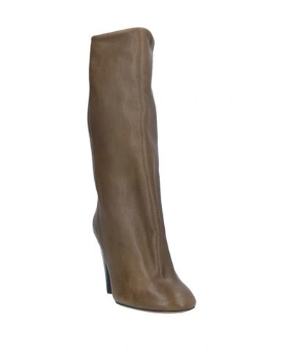 Isabel Marant Knee Boots In Military Green