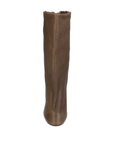 Isabel Marant Knee Boots In Military Green