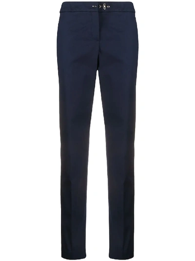 Shop Fay Slim Fit Chinos In Blue