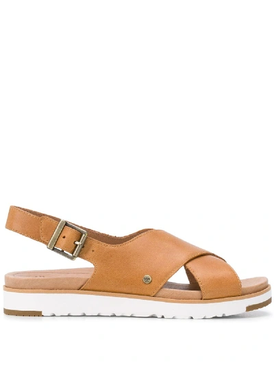 Ugg Kamile Chunky Buckle Sandal Colour: Almond In Neutral | ModeSens