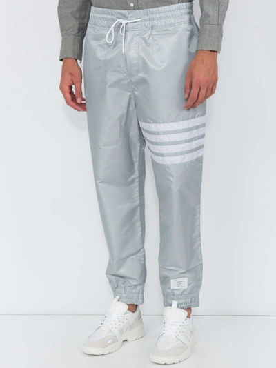 Shop Thombrowne 4-bar Track Pants Grey