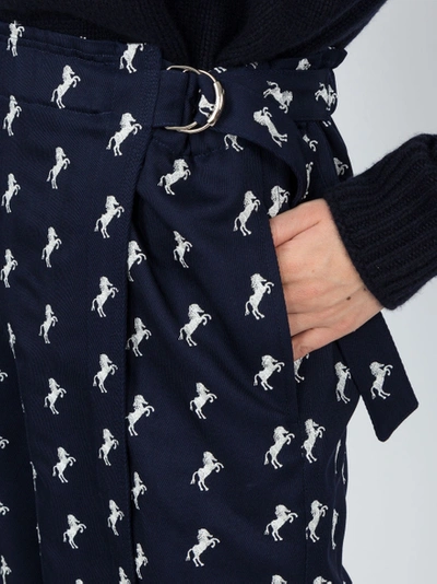 Shop Chloé Horse Print Culottes