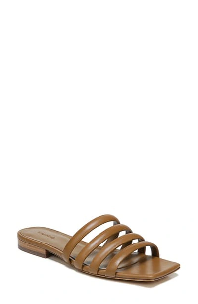 Shop Vince Zahara Strappy Slide Sandal In Peanut