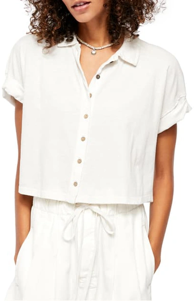 Shop Free People Weekend Rush Top In White