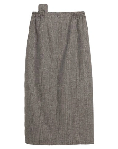 Shop Peter Pilotto Midi Skirts In Grey