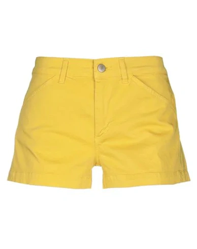 Shop Dondup Shorts & Bermuda In Yellow