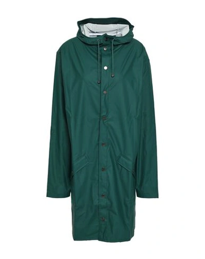 Shop Rains Full-length Jacket In Deep Jade