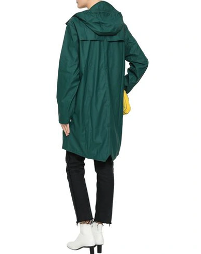 Shop Rains Full-length Jacket In Deep Jade